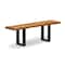 Alaterre Furniture Alpine Natural Live Edge Wood 48" Bench AWAA0420 - alternate 1
